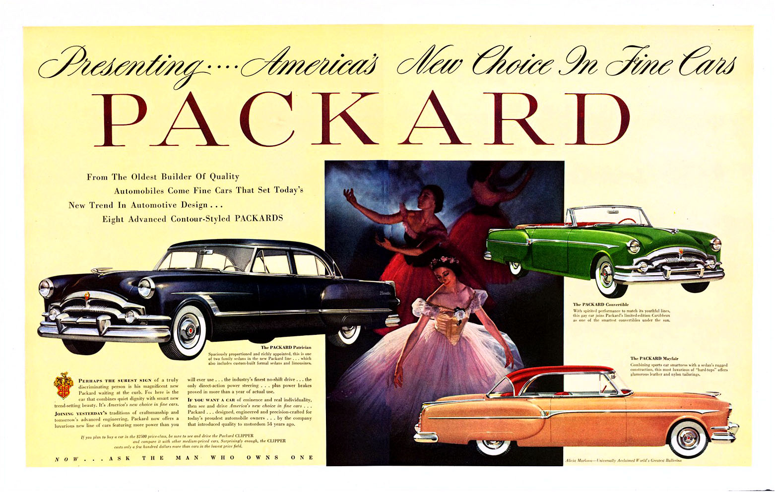 1953 Packard Auto Advertising